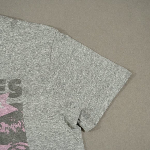 The Beatles Top Womens Medium Gray Twist And Shout Japanese Print Worn-Rite - Picture 4 of 13